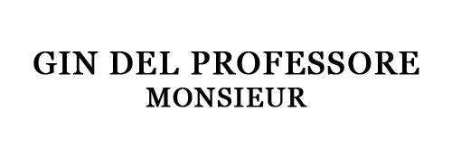 Gin Del Professore - Monsieur Logo