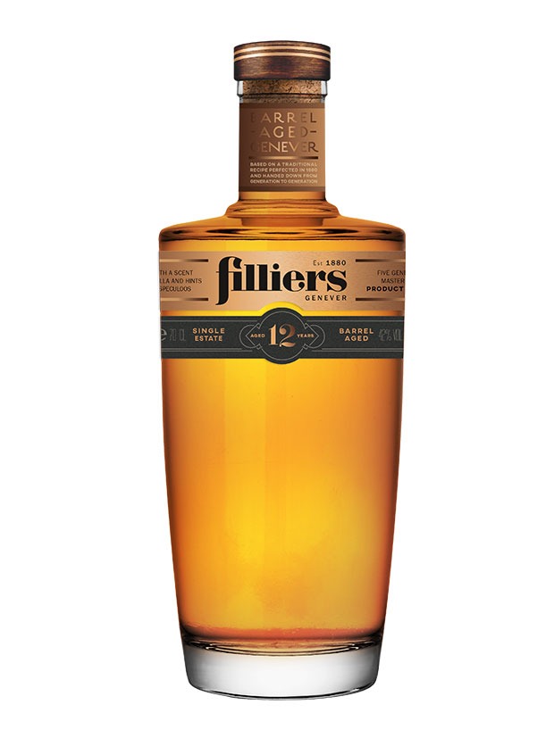 Filliers-Barrel-Aged-Genever-12-Years-Old-genever-bottiglia
