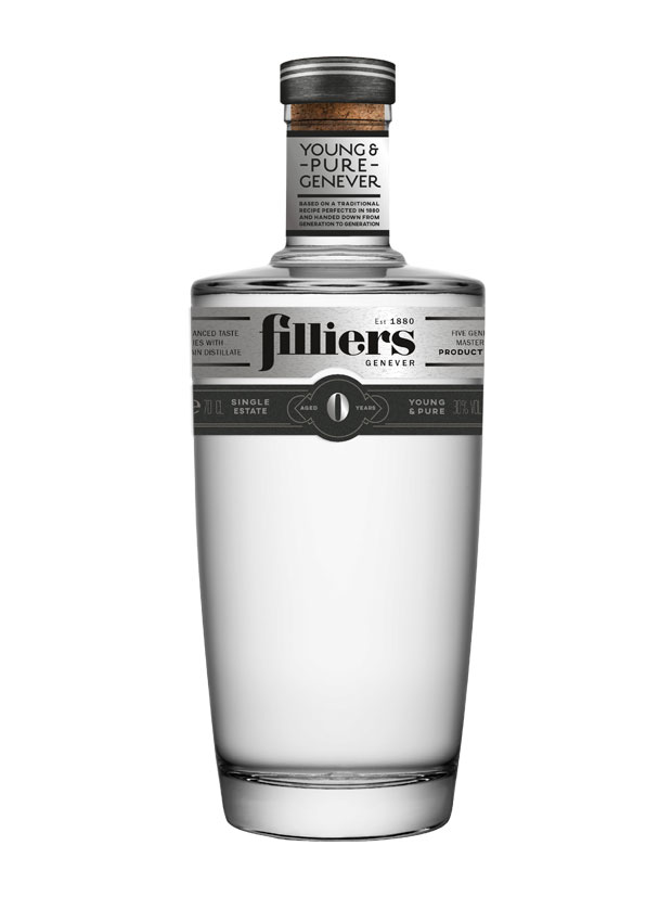 Filliers-Young-Pure-genever-bottiglia